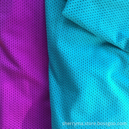 140GSM birds eye pique knitted sportswear fabric